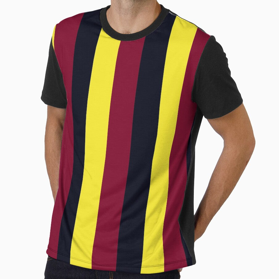 Red, black and yellow stripes by tetibright