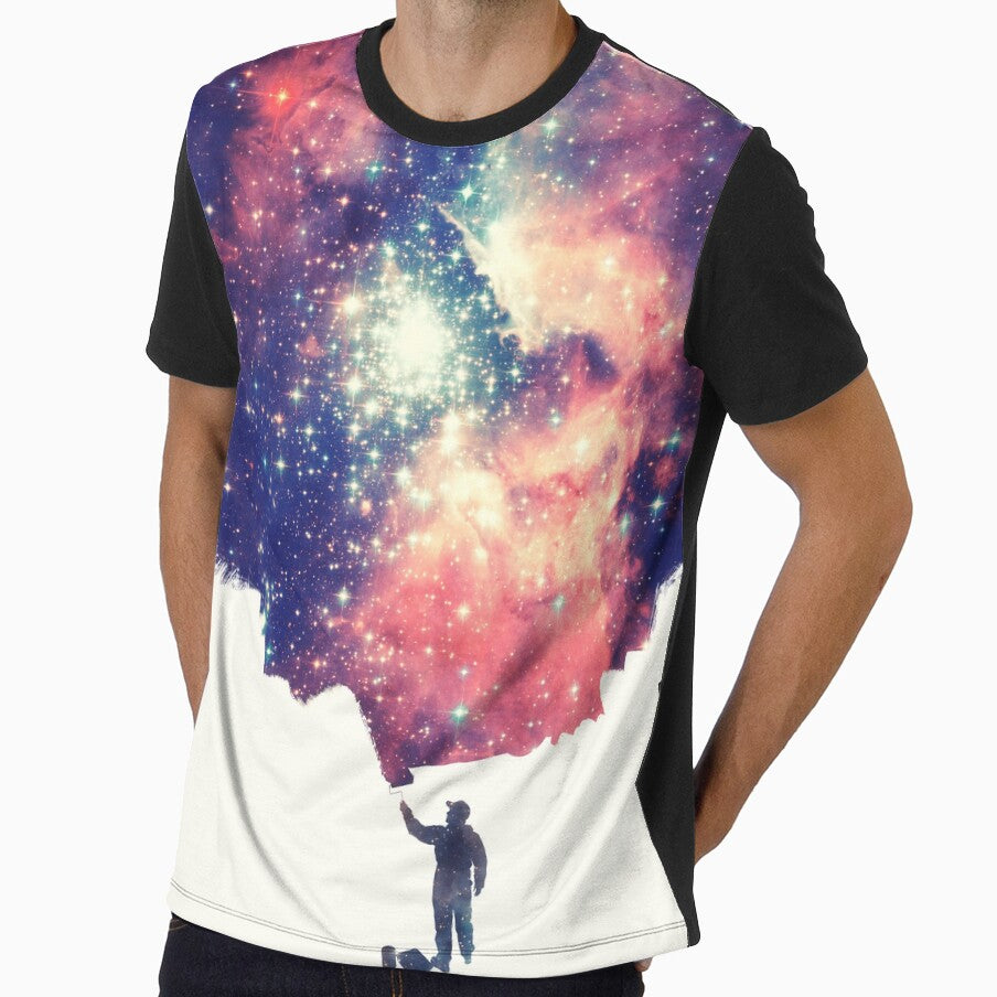 Painting the universe (Colorful Negative Space Art) by badbugs