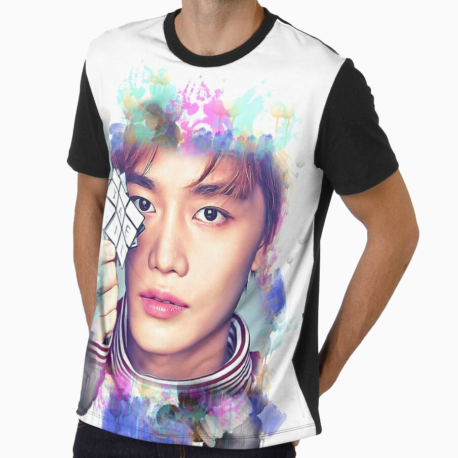 NCT127 Taeil colorful art by Lajibolalaa