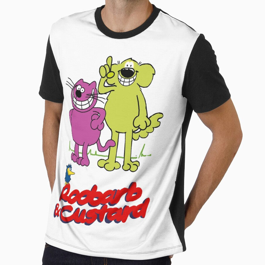 Roobarb and Custard 1980s Retro Cartoon British Kids TV Nostalgia by Art-Speaks
