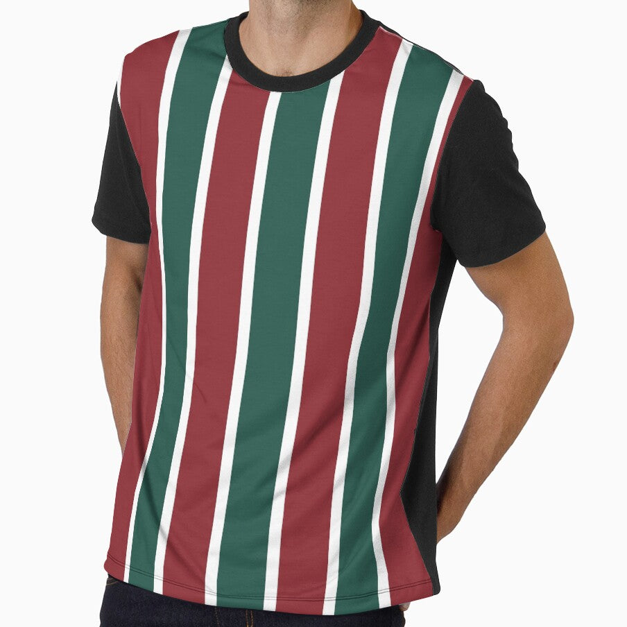 Fluminense Classic Red and Green Stripes by Sporting Colour