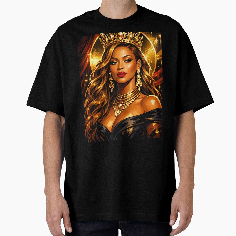 Beyoncé Iconic Power – Elegant Pop Art Digital Portrait by SHOCAMPOS DESIGNS