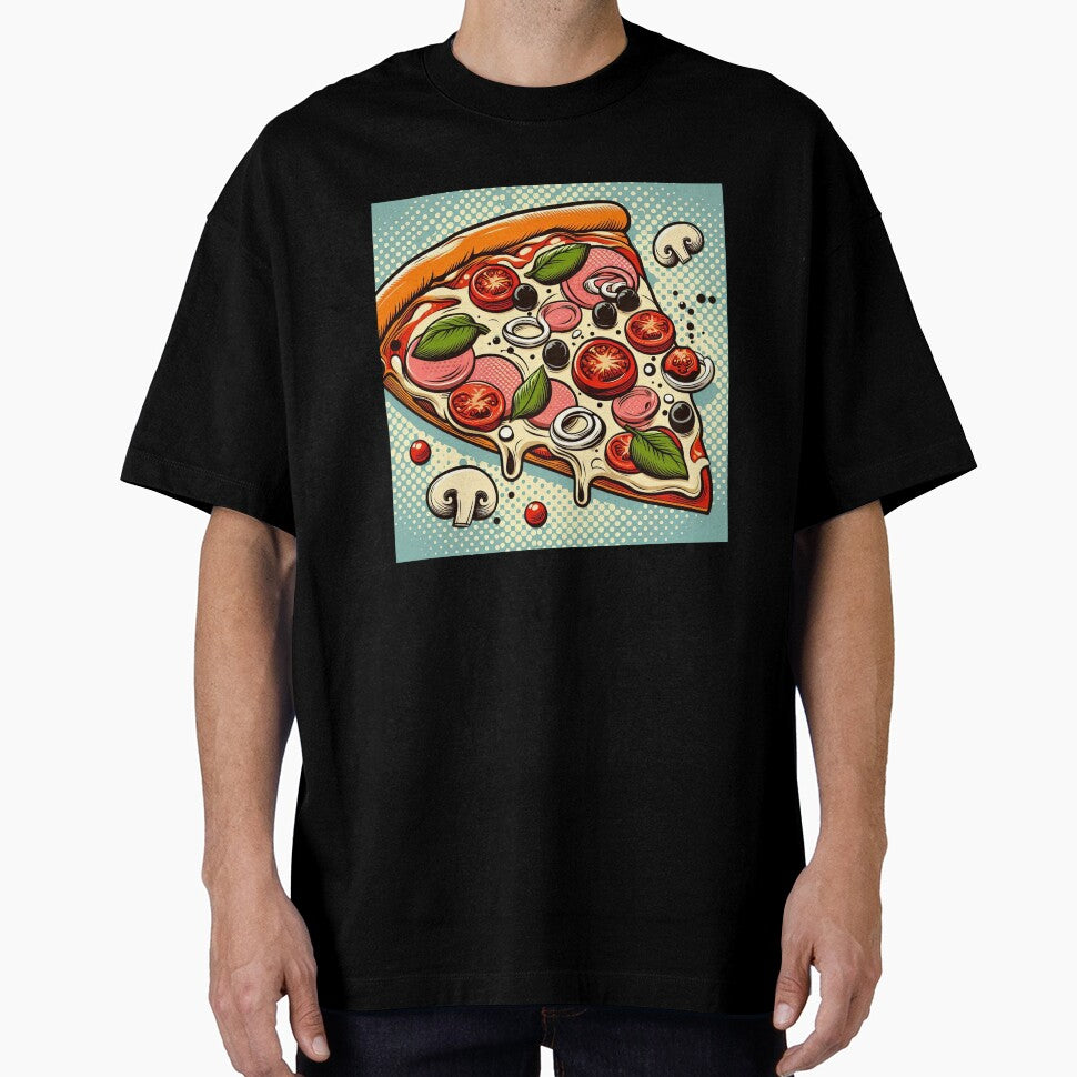 Slice of Pizza Pop Art Style by artofuniverse