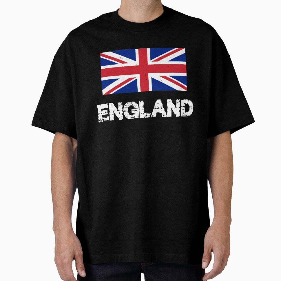England Flag T-Shirt for Men and Women by AllStarMerch