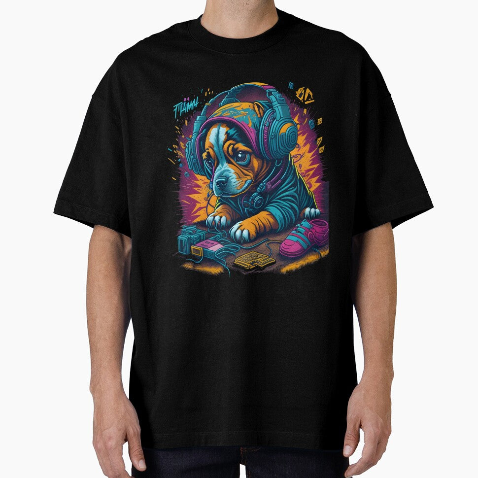 Cute puppy playing-design by Mikevirtualshop