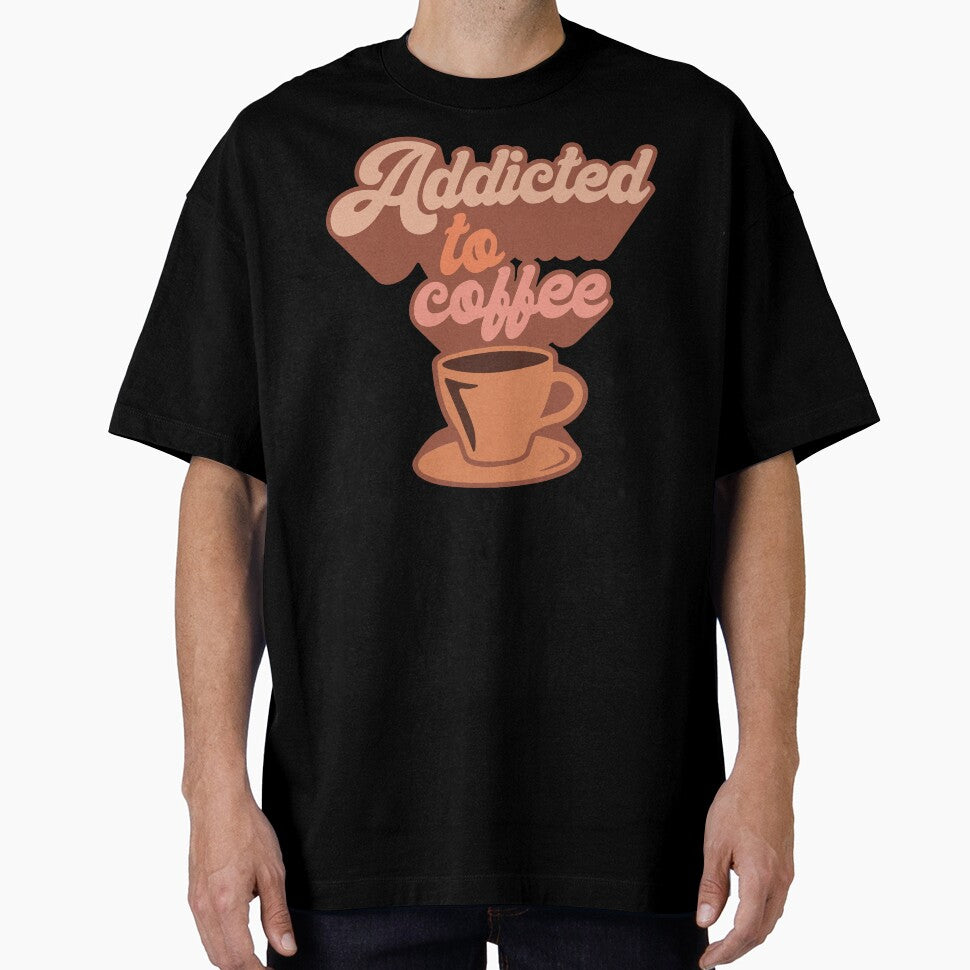 Addicted to Coffee - Retro by printify