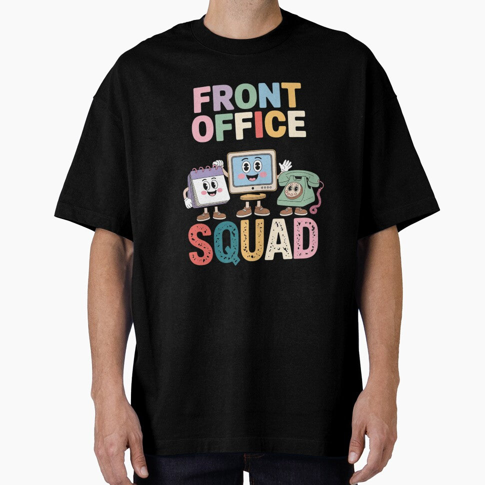 Front Office Squad Funny Front Desk Receptionist Admin by khorbiasieno