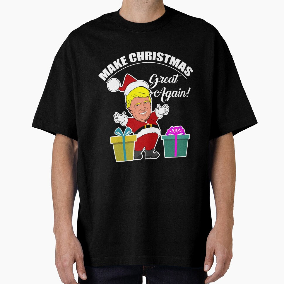 Make Christmas Great Again Donald Trump T-Shirt by AllStarMerch
