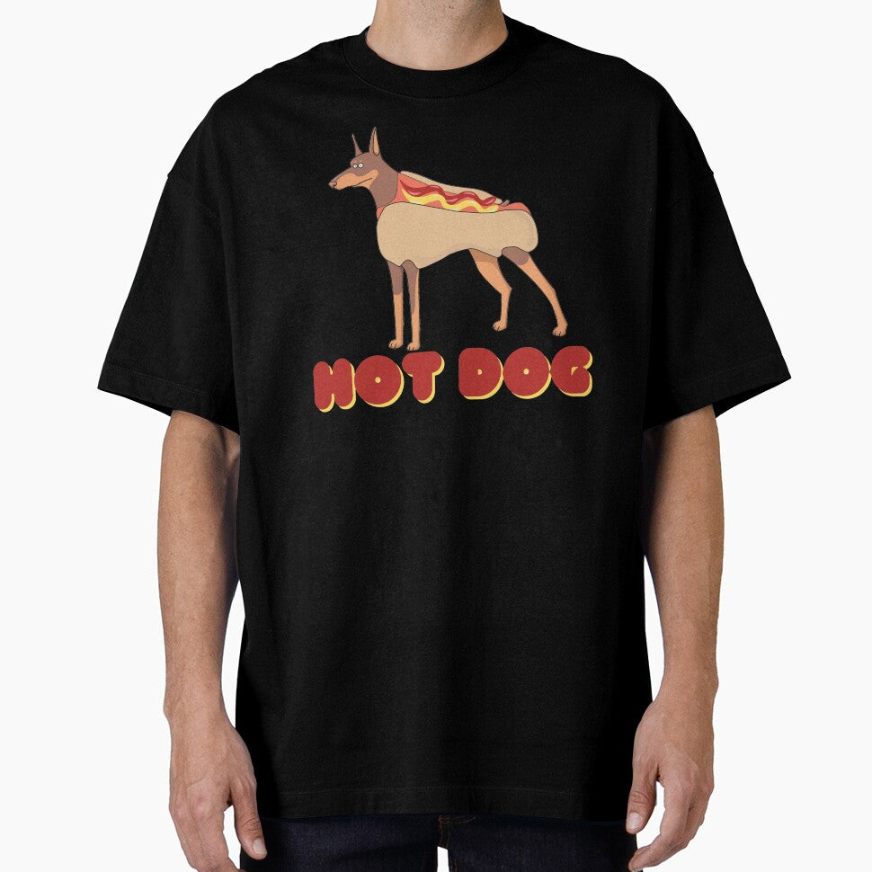 Hot Dog Cute Funny Food Animal Pun by RichTeeDesigns