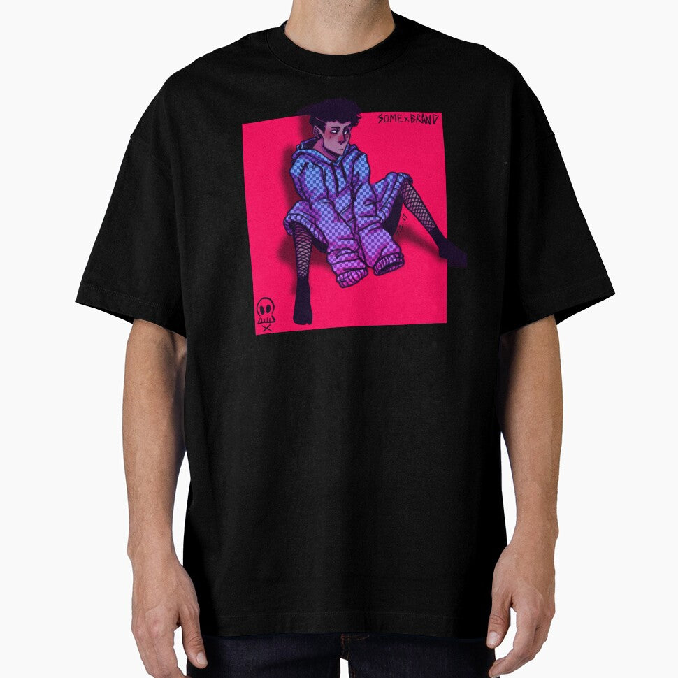 boy + oversized hoodie by Some x Brand