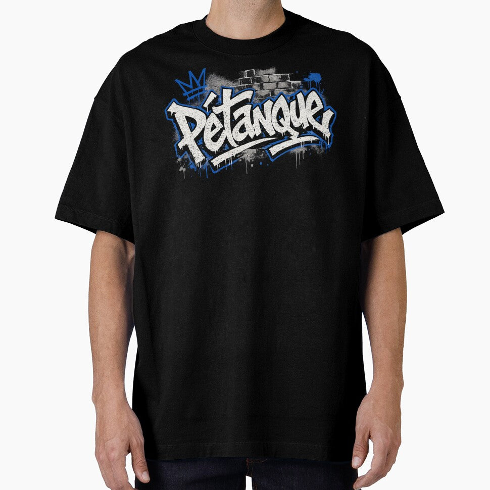 Graffiti - petanque T-shirt design by BouleDogs