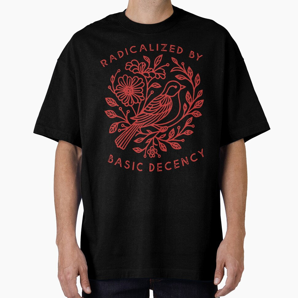 Radicalized By Basic Decency Pigeon Bird Justice Symbol Design by susannenovak