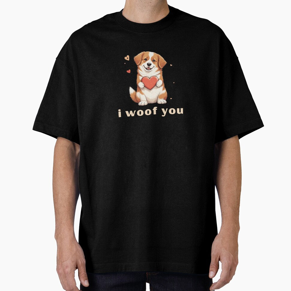 I Woof You - Cute Pun | TeeHee Puns Funny Design by TeeHee Puns