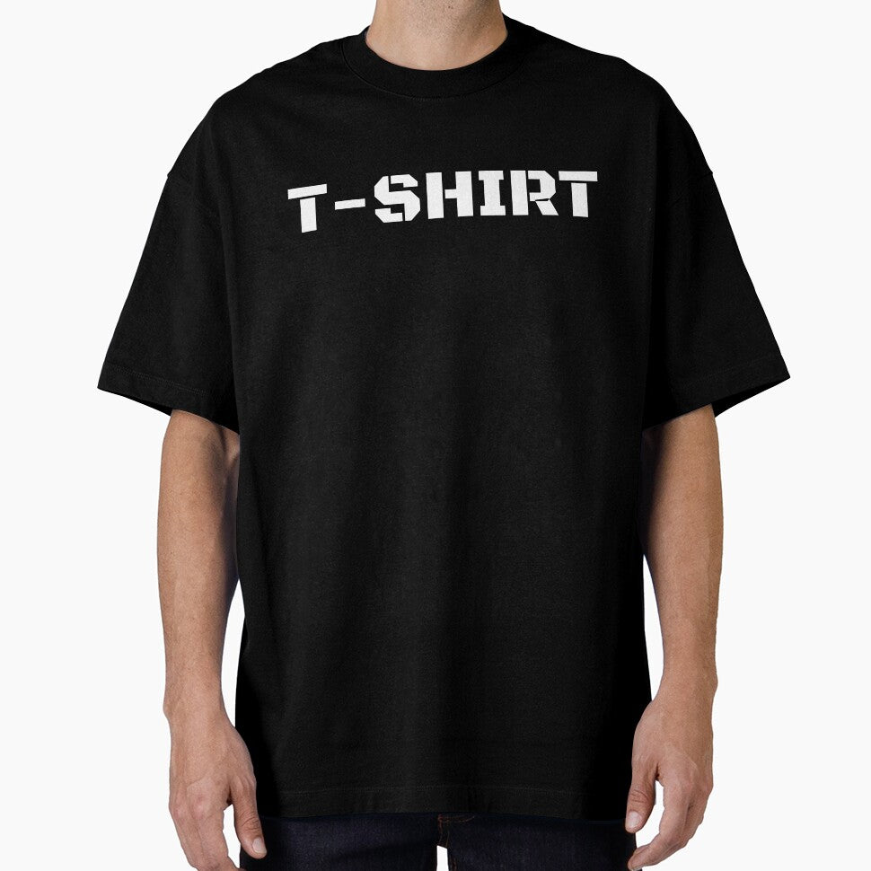 t-shirt that says t-shirt by Manshfa