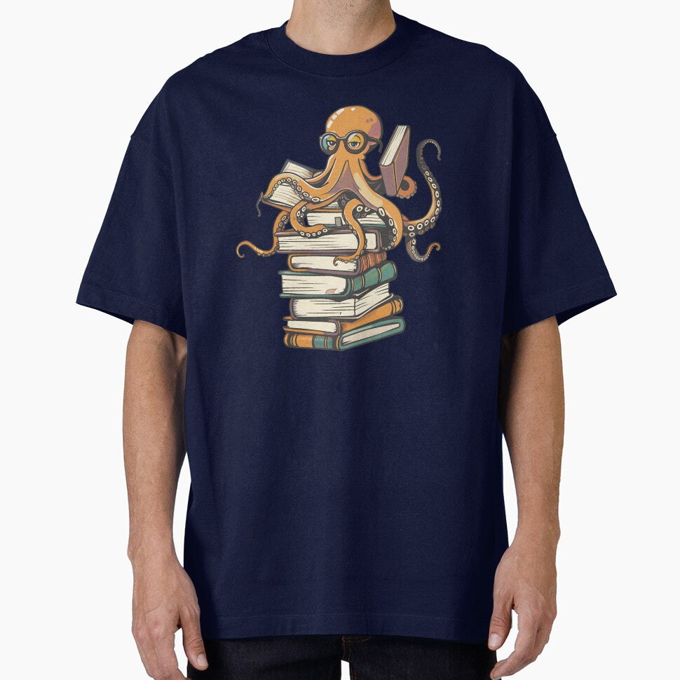 Octopus Reading Books | Book Lover Gift by xiao xuans