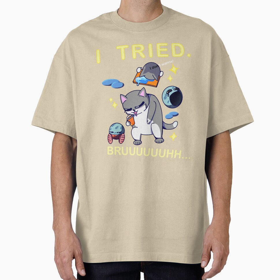 Lazy Cat Meme. I Tried! Bruuhh.. by YKIT