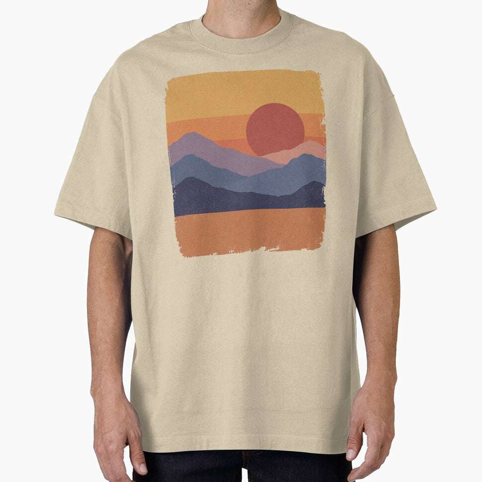 Mountain Sunset Vintage. #2 by EunsooLee