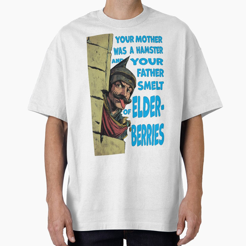 "Your mother was a hamster and your father smelt of elderberries" - Funny Monty Python quote by Galp