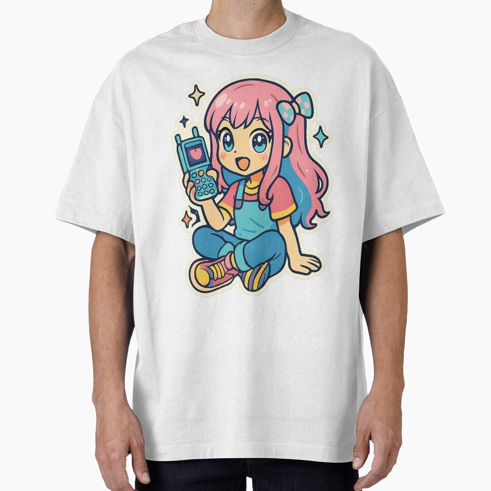 Kawaii Anime Girl, Y2K Aesthetic by graphic-genie