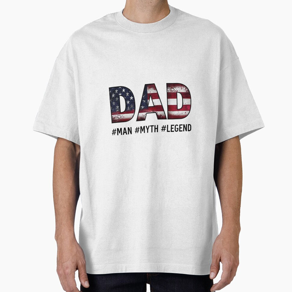 Distressed American Flag DAD by wellyuron