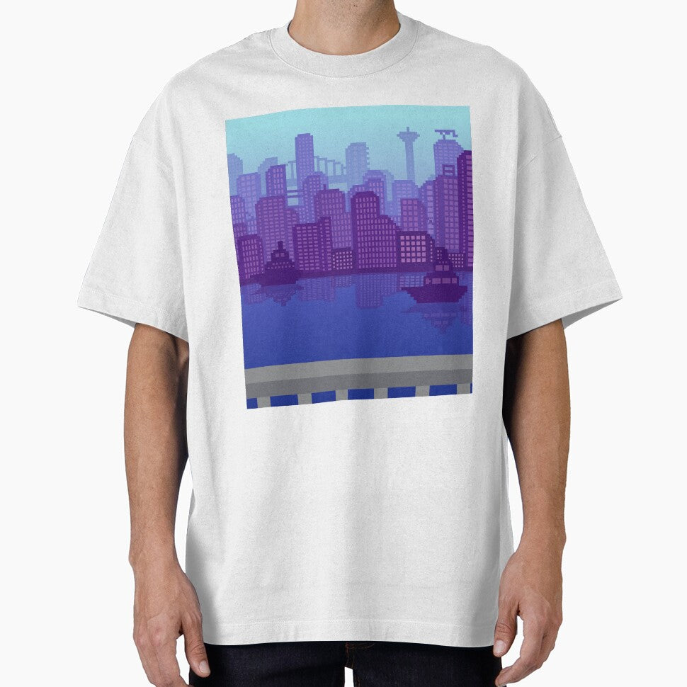 Ocean Pixel City by SoulButler