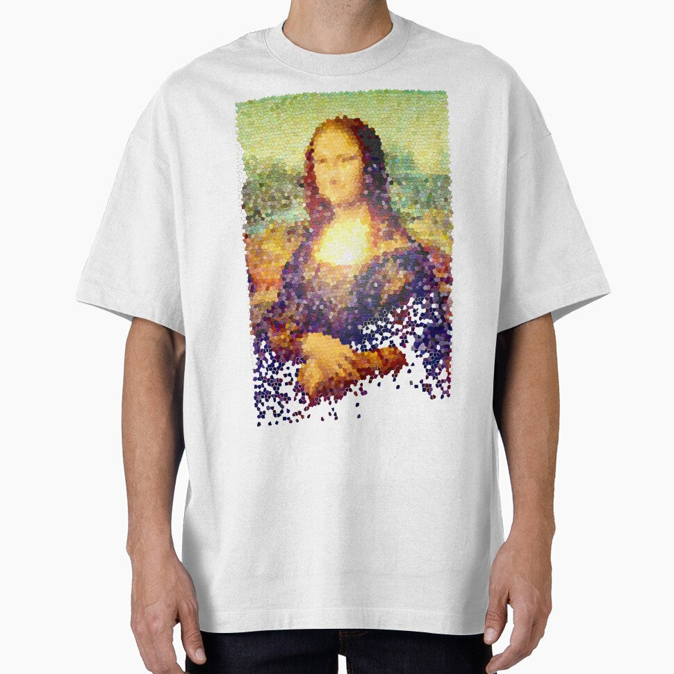Mona Lisa mosaic Pixel Art by GraphContact