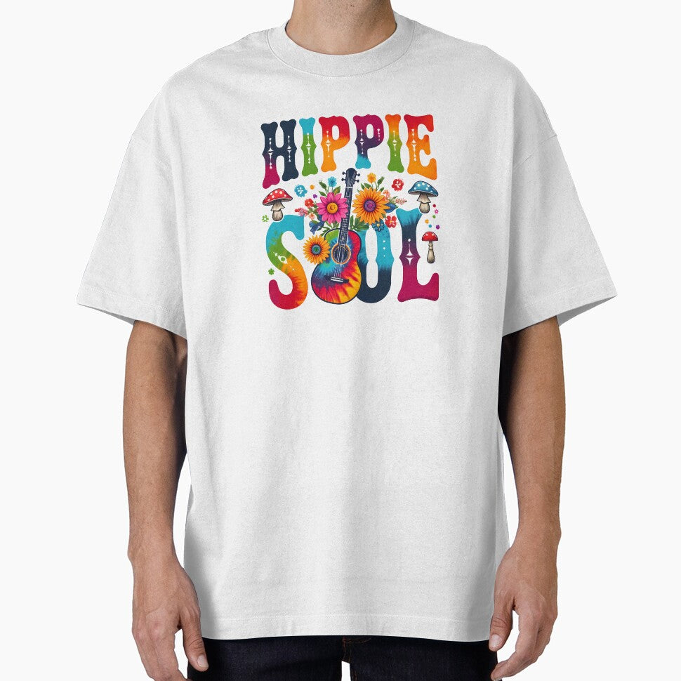 Hippie Soul Boho Guitar Flower Power by PrntqTreasures