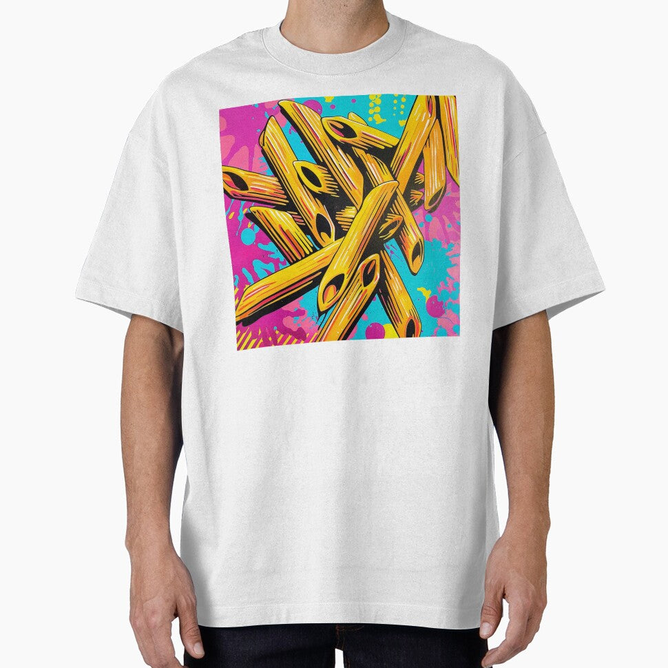 Penne Pasta Pop Art 1 by AstroRisq