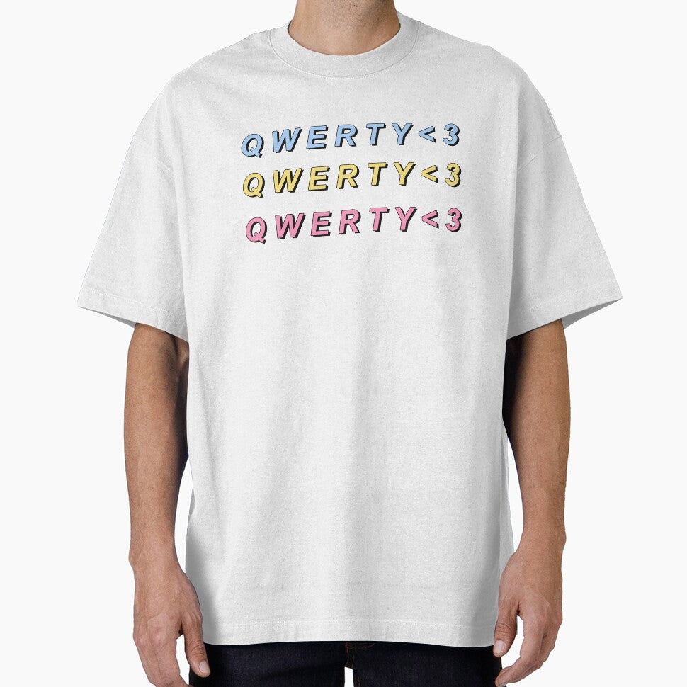 Qwerty multicolour  (available as transparent sticker set) by AwkwardBadger