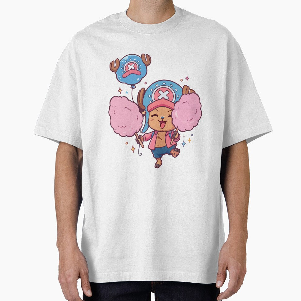 Cute kawaii character with cotton candy by Koikts