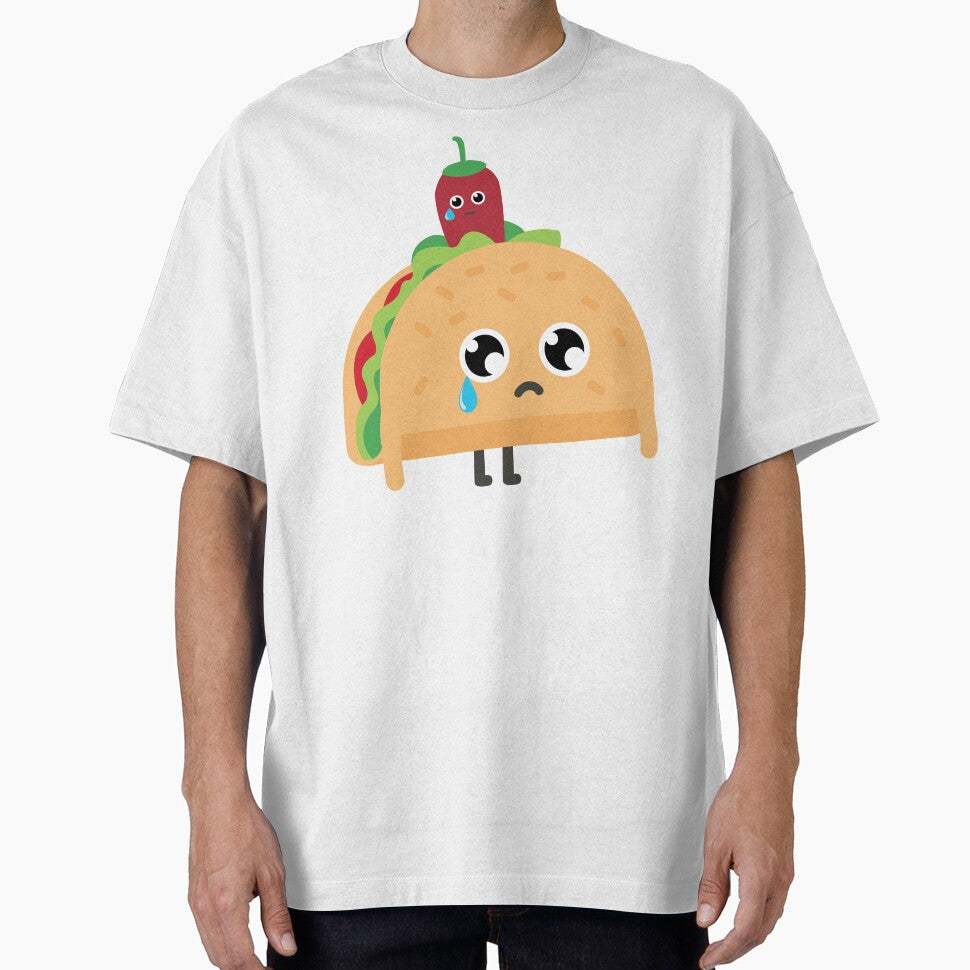 Kawaii sad taco by laatabiShirt
