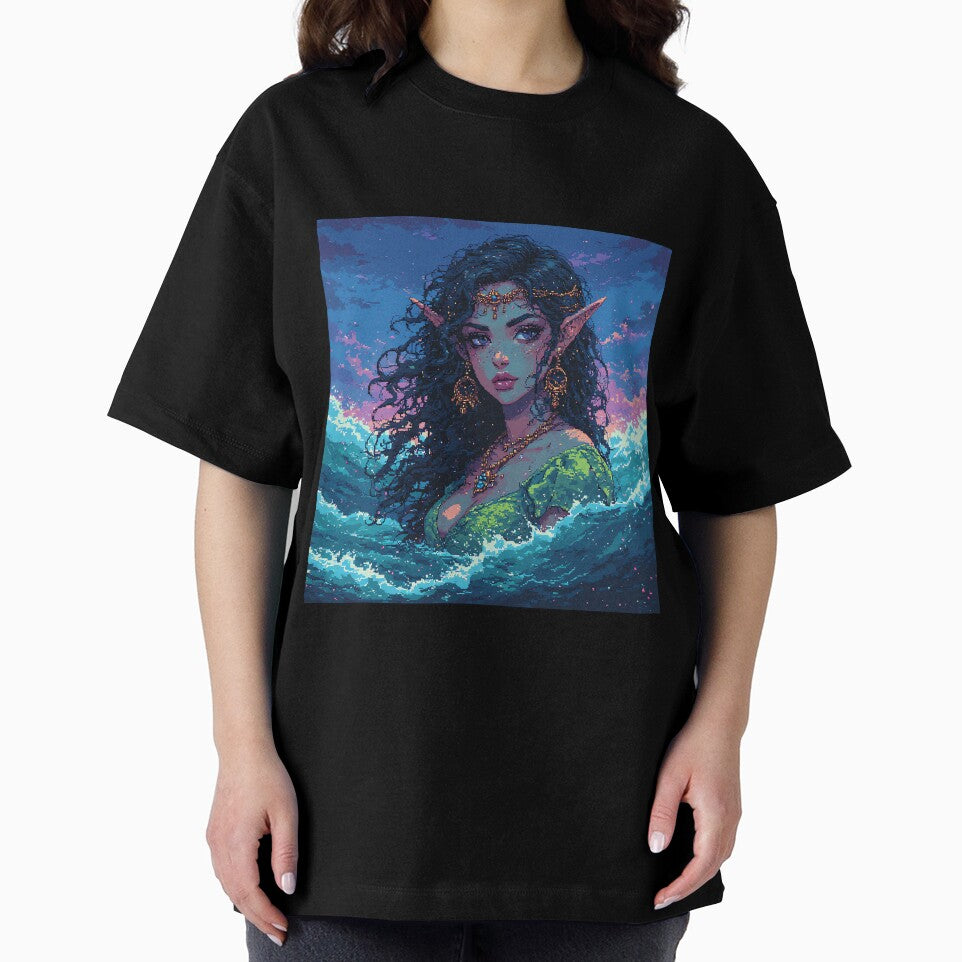 Retro Art Beautiful Woman Elf by pexoboy