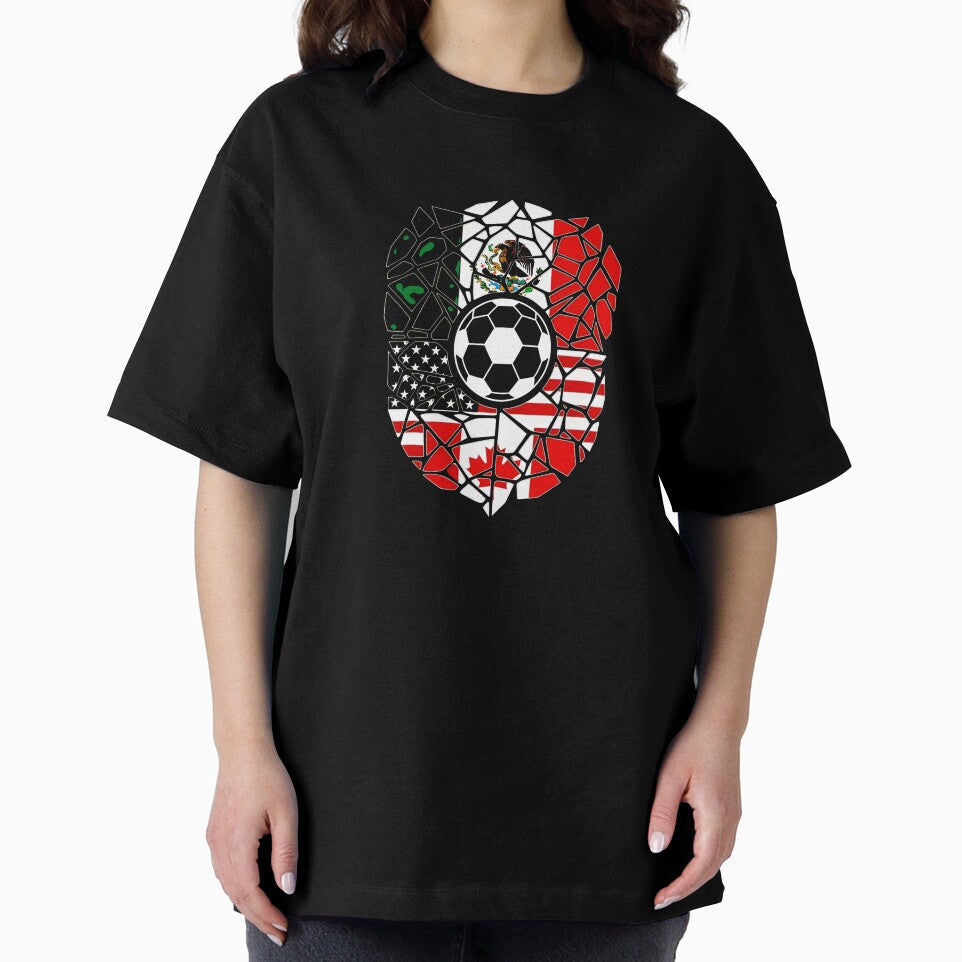 Mosaic Soccer Crest USA Canada Mexico Unity 2026 T-Shirt_82794688 by KTY-NUSS