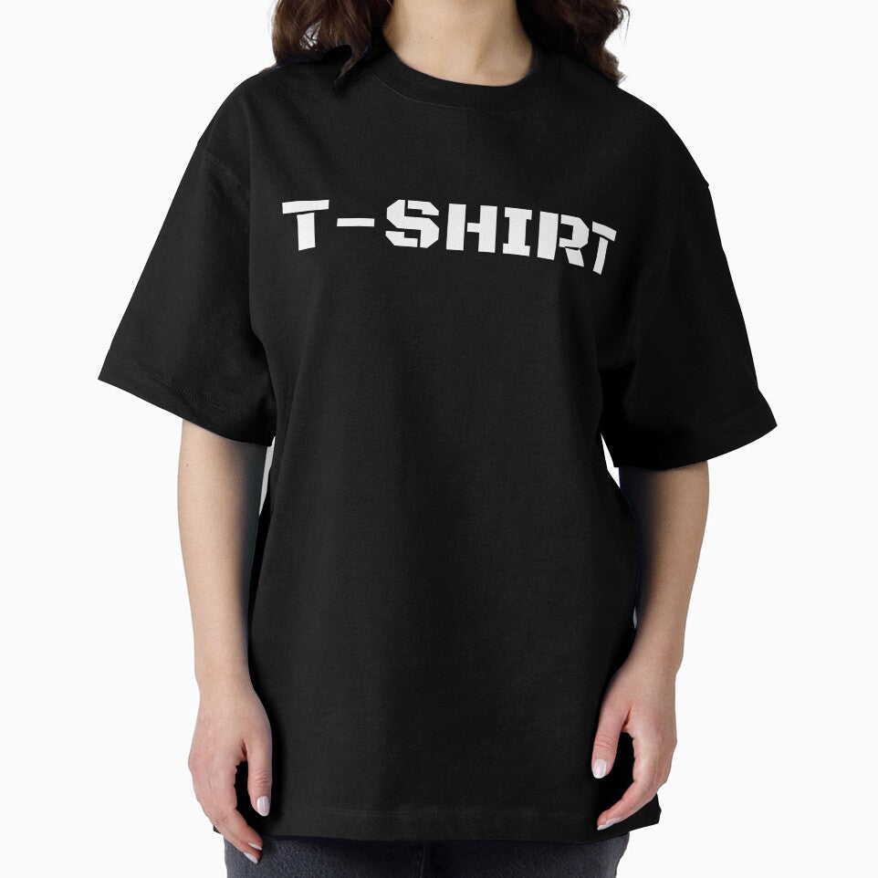 t-shirt that says t-shirt by Manshfa