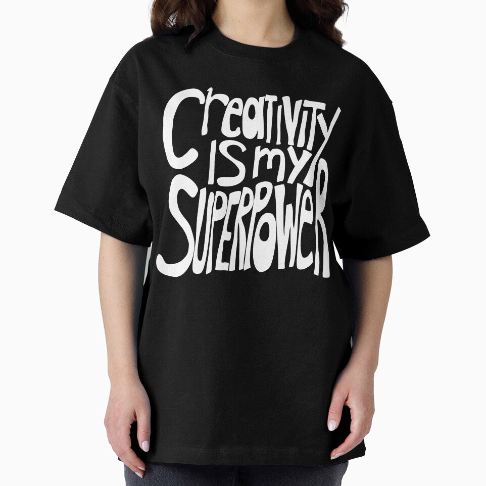 Creativity is my Superpower White Hand Lettering by wordznart