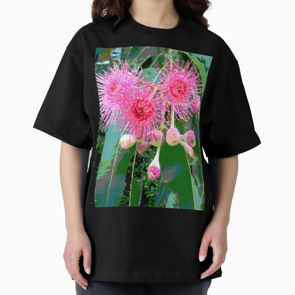 Pink flowering gum blossom by ginnymac