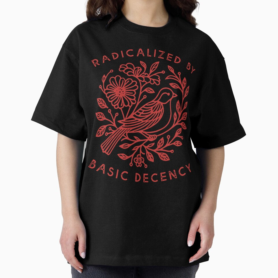 Radicalized By Basic Decency Pigeon Bird Justice Symbol Design by susannenovak