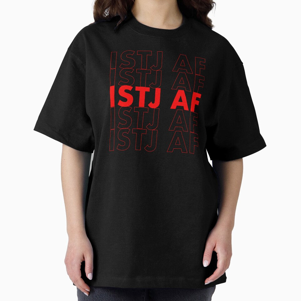 ISTJ AF Red Personality MBTI Funny Shirt by FanaticTee
