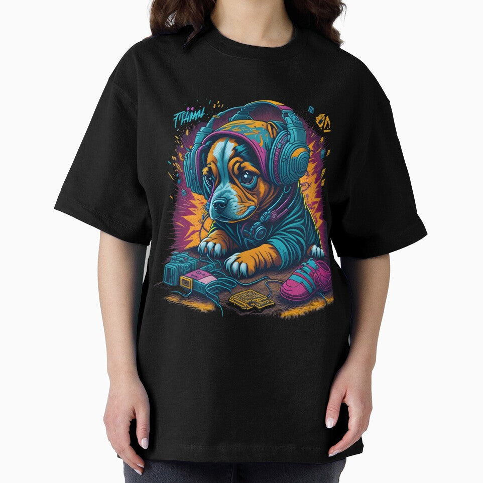 Cute puppy playing-design by Mikevirtualshop