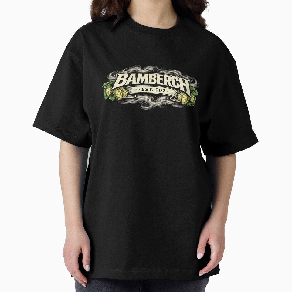 Bamberg Motif 4 EST 902 Smoked Beer Hops Vintage by the-grey-one