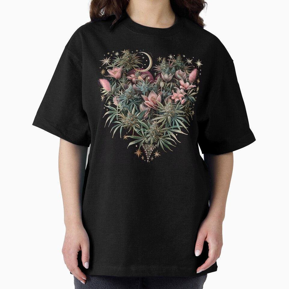 “Heart of Hemp: Oversized Cannabis Blooms” by Art-Vortex-fr
