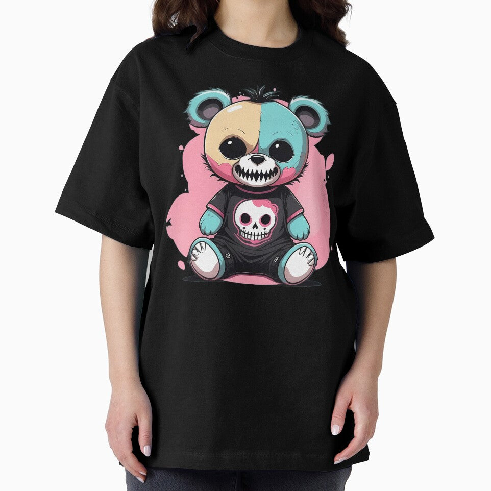 pastel goth teddy bear by lotsagoth