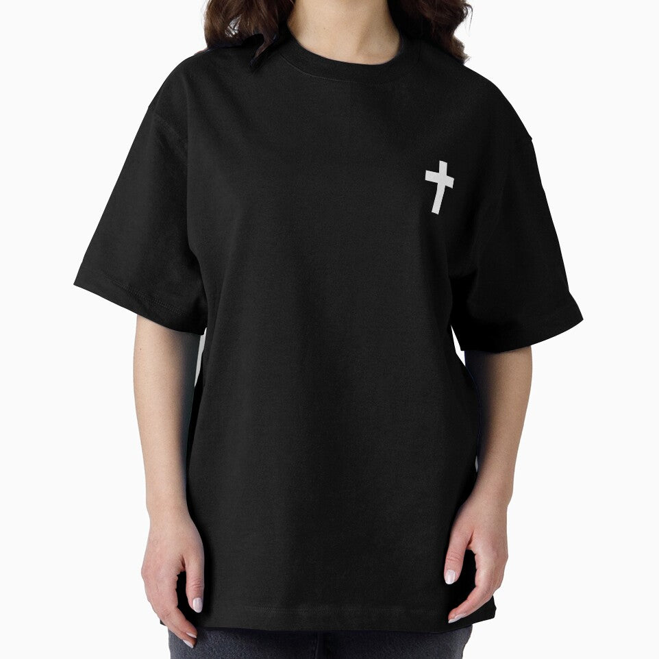 White CrossPocket Patch T-Shirt for Men and Women by AllStarMerch