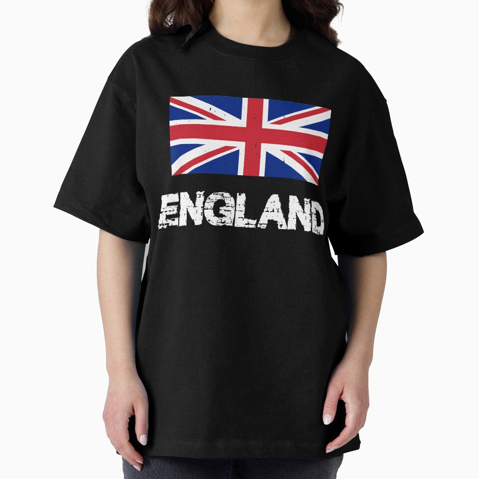 England Flag T-Shirt for Men and Women by AllStarMerch