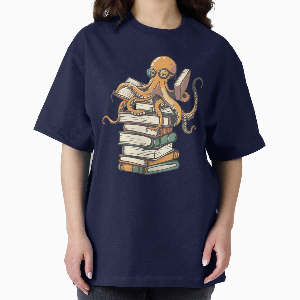 Octopus Reading Books | Book Lover Gift by xiao xuans