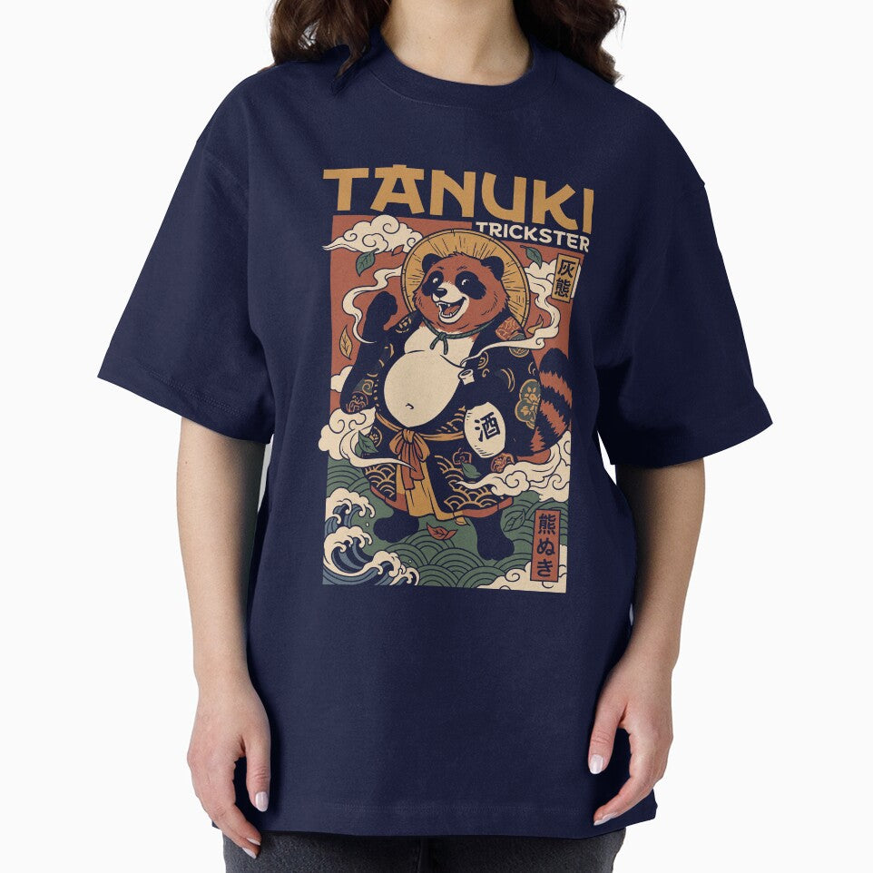 Tanuki Trickster Japanese Folklore Kawaii Art by Odd World