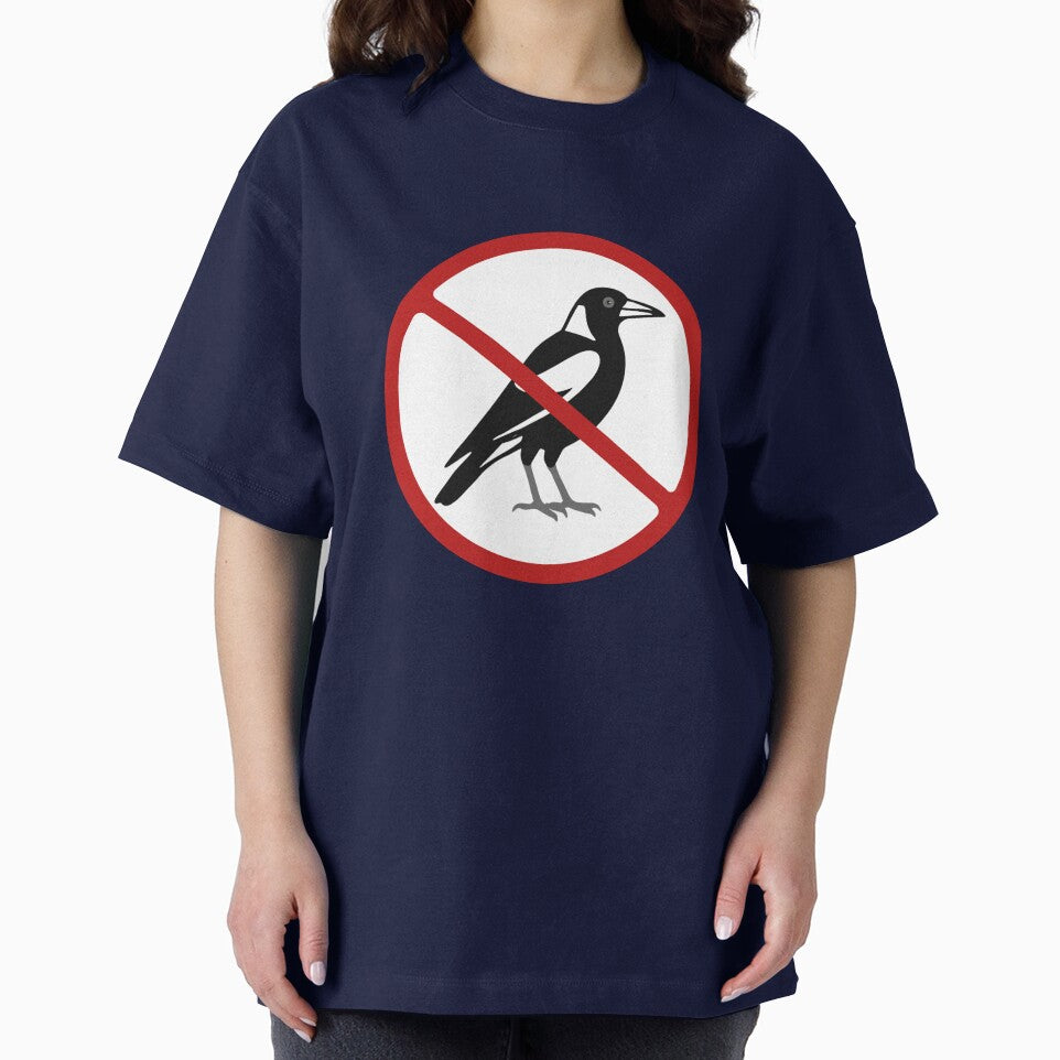 Prohibited Sign, Magpie Sign, Birds, Novelty Sign by AASparksDesigns