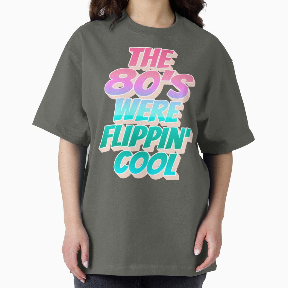 Pastel Ombre The 80's Were Flippin' Cool, Retro Style Design by TrulyEpoque