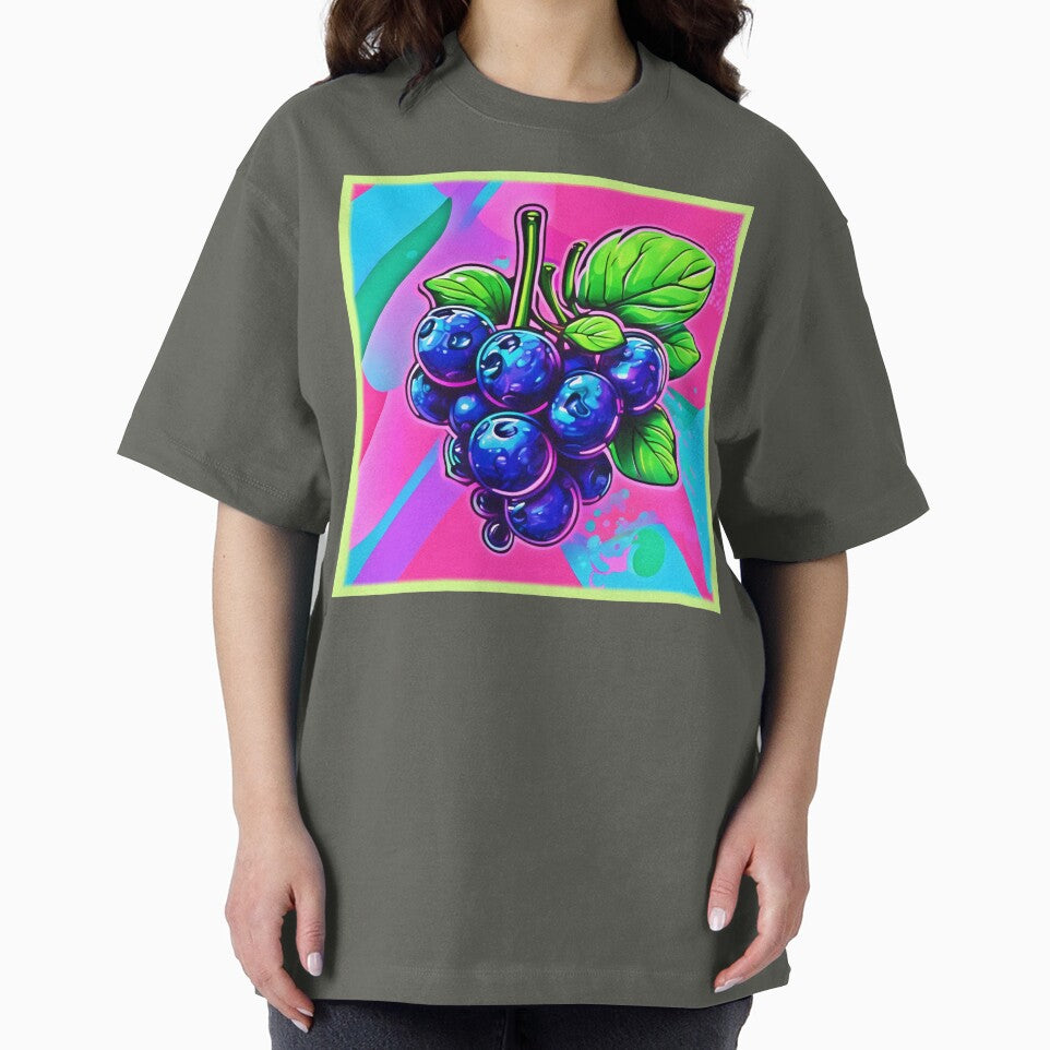 Vibrant Blueberry Artwork by Health And Fitness Posts e-Store