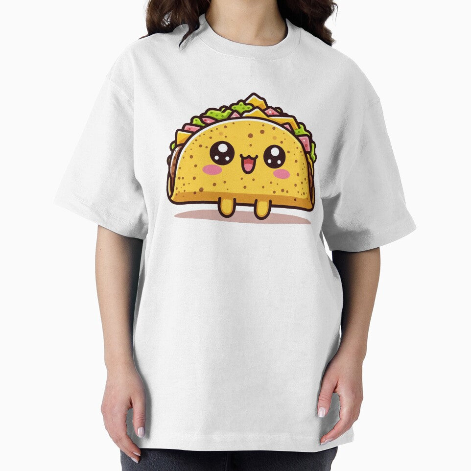 Cute Kawaii Taco – Happy Food Meme Aesthetic by Dopamine Glitch